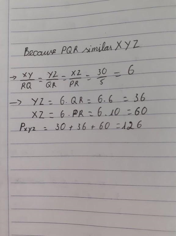 What is the perimeter of triangle XYZ?-example-1