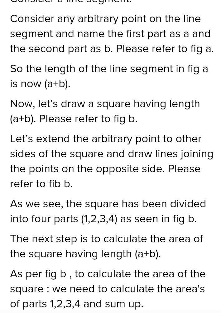 Geometrical representation of (a+b)2and (a-b)2​-example-1