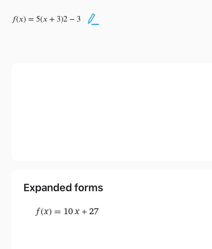 Write the function in standard form? f(x) = 5(x + 3)2 - 3-example-1