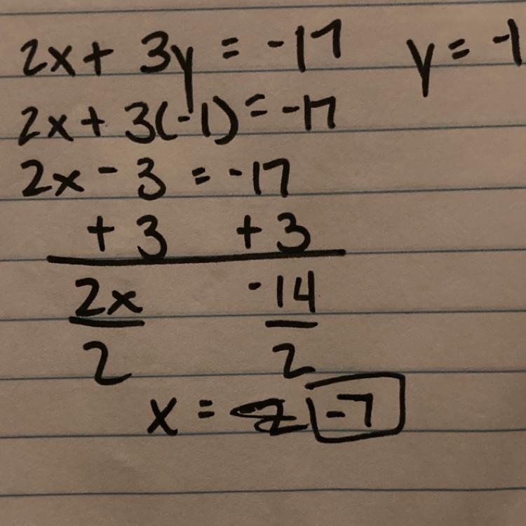 Find the value of x by solving the blue equation in the bottom.-example-1