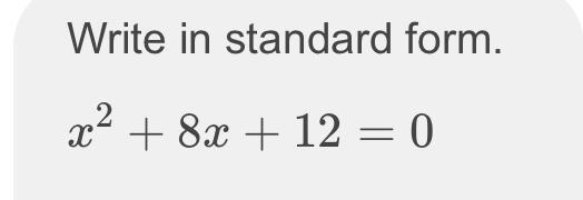 (x+2)(x+6)=0 In the problem shown, to conclude that x + 2 = 0 or x + 6 = 0, one must-example-1