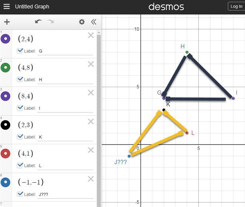 (03.02 MC) The vertices of AGHI are G (2, 4), H (4,8), and I (8,4). The vertices of-example-1