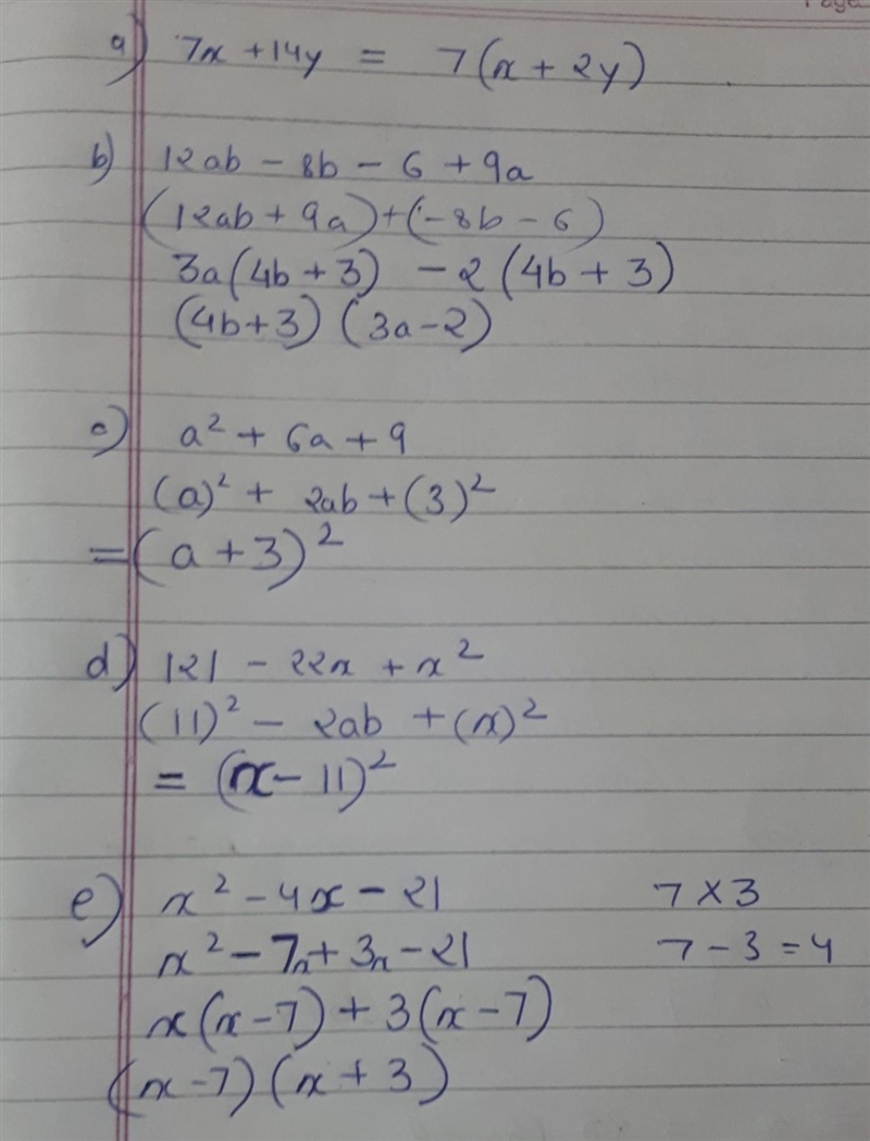 ALGEBRAIC EXPRESSION, FACTORIZATION AND IDENTITIES... pls help me in this... (2)​-example-1