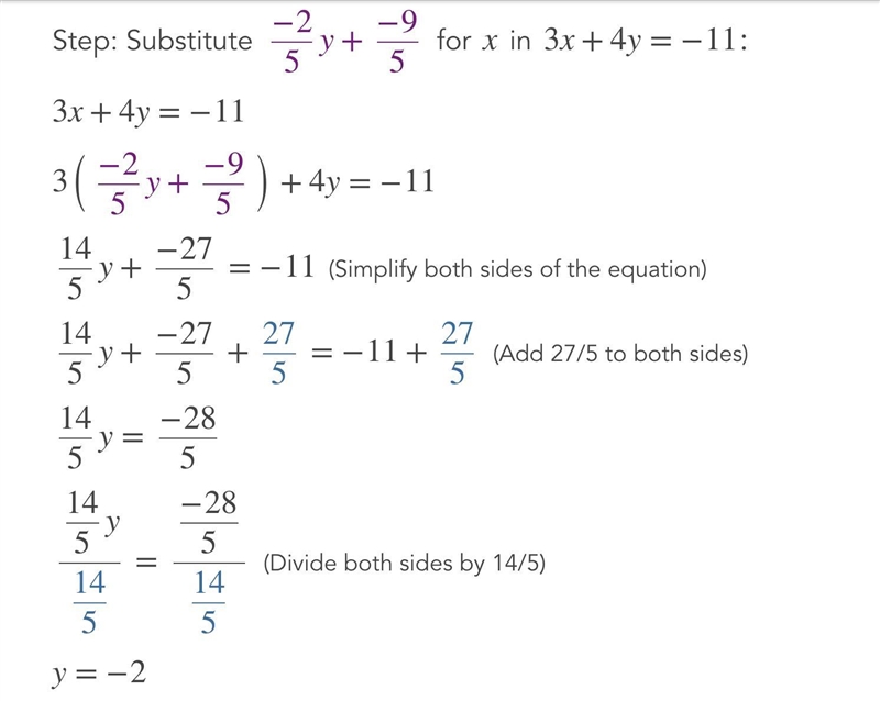 5x +2y=-9 3x+4y= -11 por el método de igualacion porfavor hacerlo en folio y me mand-example-3