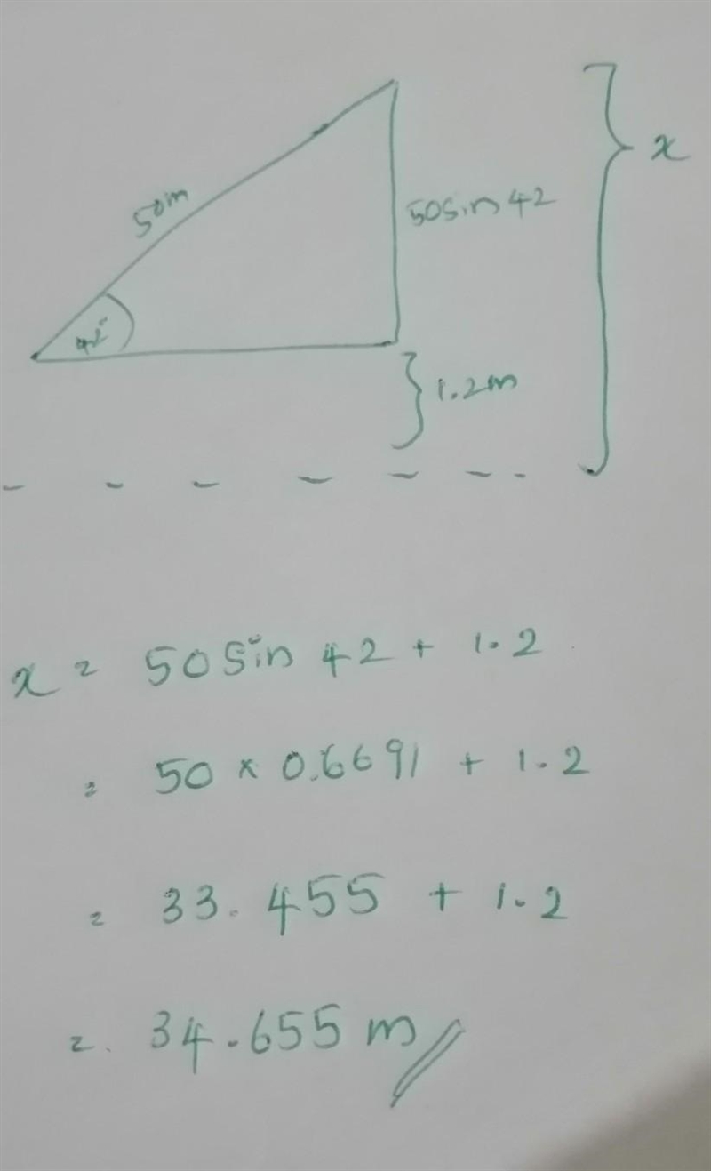 (URGENT I NEED THE PROCEDURE) At what distance from the floor is the kite?, consider-example-1