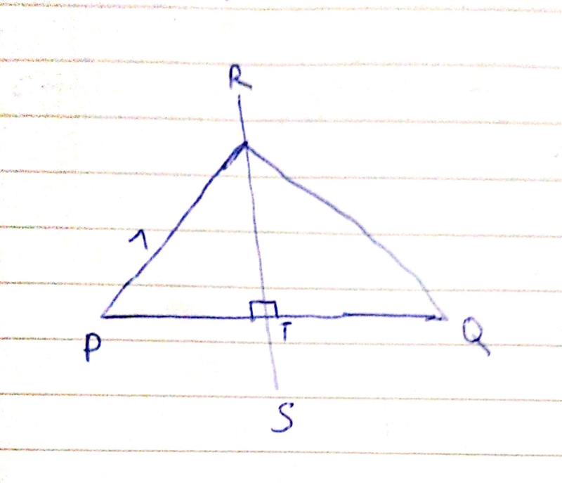 is the perpendicular bisector of . Point T is the midpoint of . Point U lies on . If-example-1