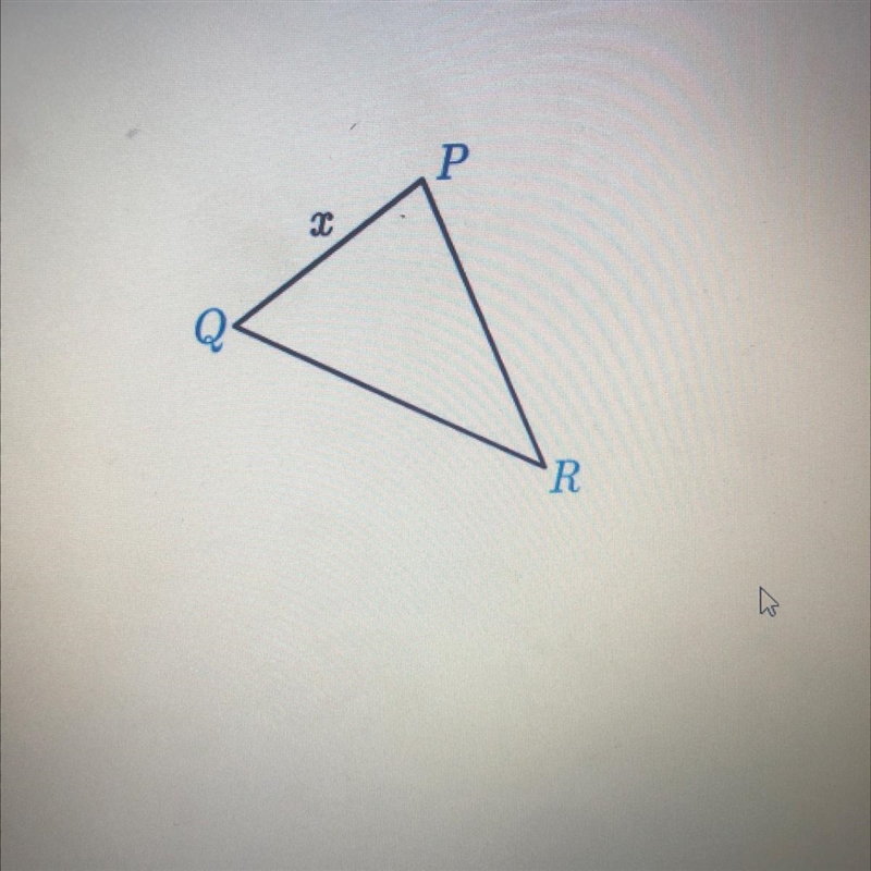 In a triangle, PR is 12 more than twice PQ and QR is two more than 4 times PQ. If-example-1