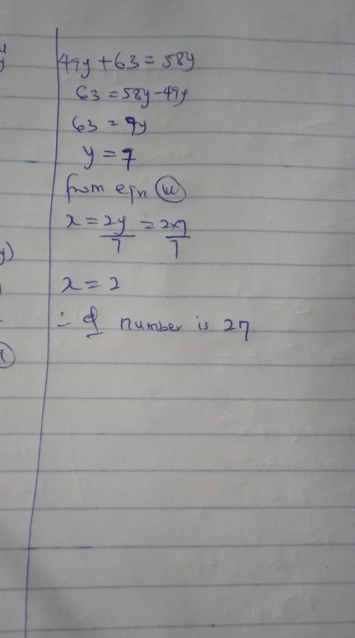 A number of two digit is equal to 3 times the sum of it's digit. The number formed-example-2