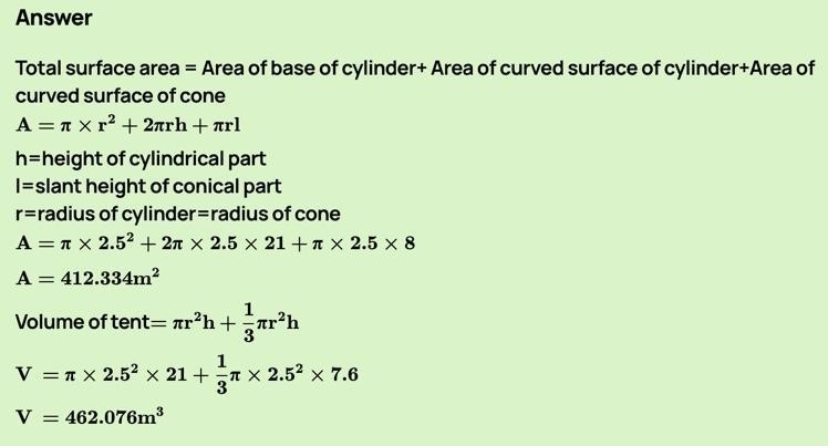 A rocket is the form of a circular cylinder closed at the lower end with a cone of-example-1