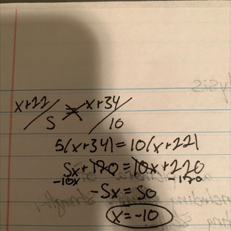 Solve for X. Need to show the work. Can someone help me?-example-1