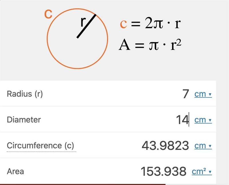 25 POINTS HELP NOWW a curcle has a diameter of 14. What is the circumference of the-example-1