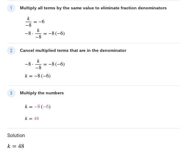 K/-8 = -6 Can I have help on this.-example-1