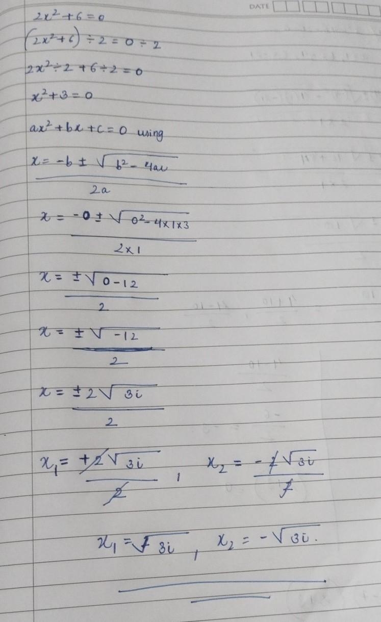 Solve the following quadratic equations using the Quadratic Formula. 1. x2 - 4x - 21 = 0 2. 2x-example-2