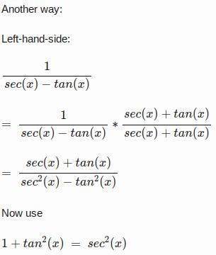 1/Secx-tanx -1/secs+tanx Need help really bad It’s the second one-example-1