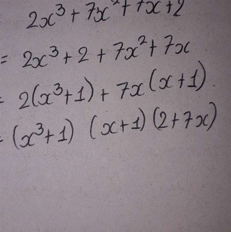 Factories 2x^3+ 7x^2+ 7x +2 emergency pls ​-example-1