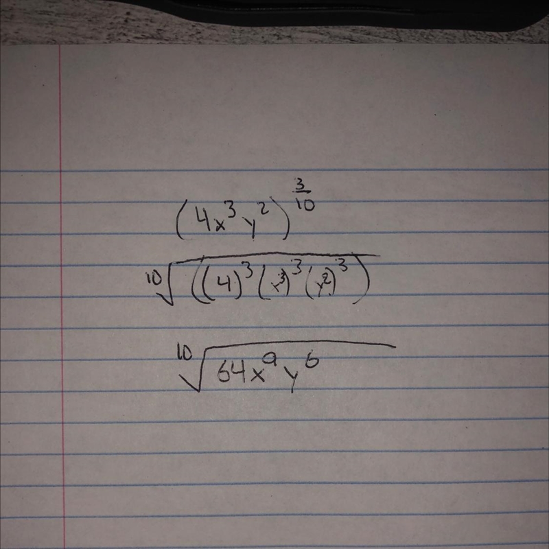 What is the expression in radical form? Enter your answer in simplest form in the-example-1