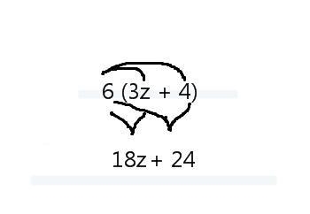 Use the distributive property to clear parentheses-example-1