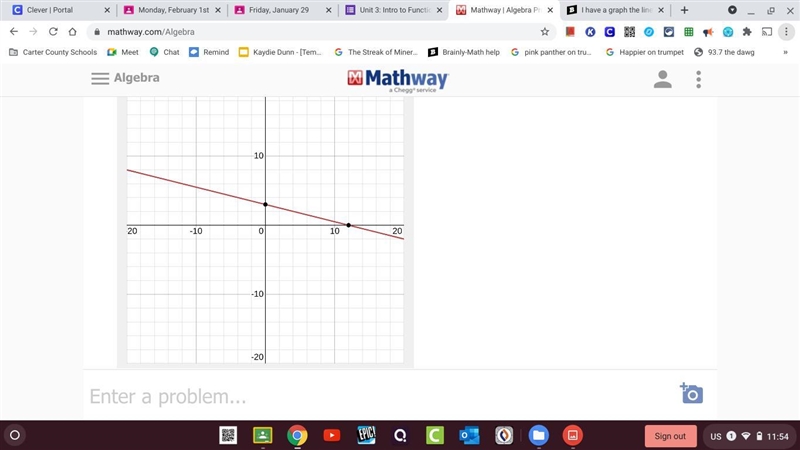 I have a graph the line problem that I don't know how to do It says I have to graph-example-1