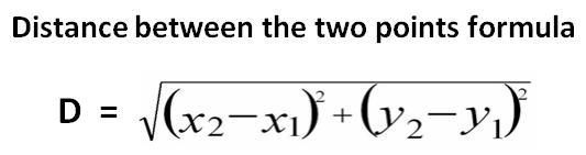 What is the distance between the points?! round to the nearest tenth i need to show-example-1