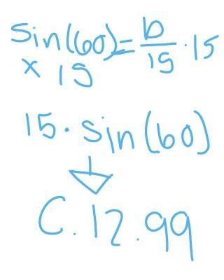 Use trigonometry and the information below to solve for the length of side b. You-example-1