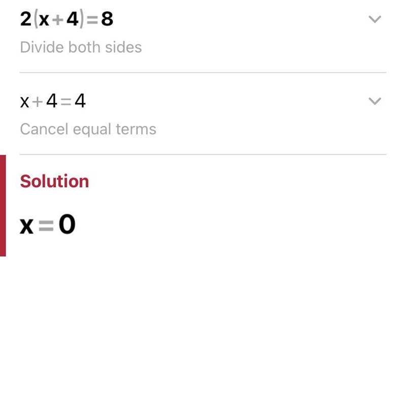 Solve each equation algebraically using if–then statements to justify each step 2(x-example-1