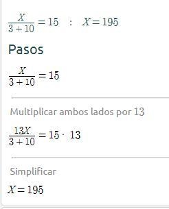 X/3+10=15 pls help me-example-1