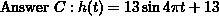 2. A bicycle wheel has a diameter of 26 inches. Isabelle rides the bike so that the-example-1