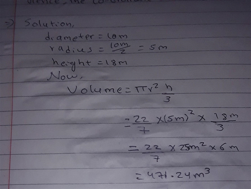 Work out the volume of this cone. Give your answer rounded to 3 SF-example-1