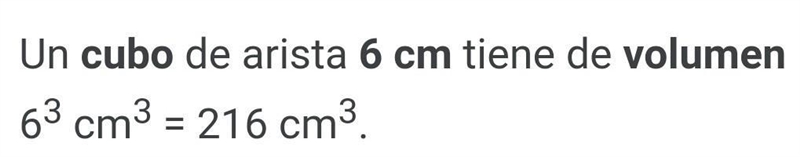 Cual es el volumen de un cubo de 6cm de lado-example-1