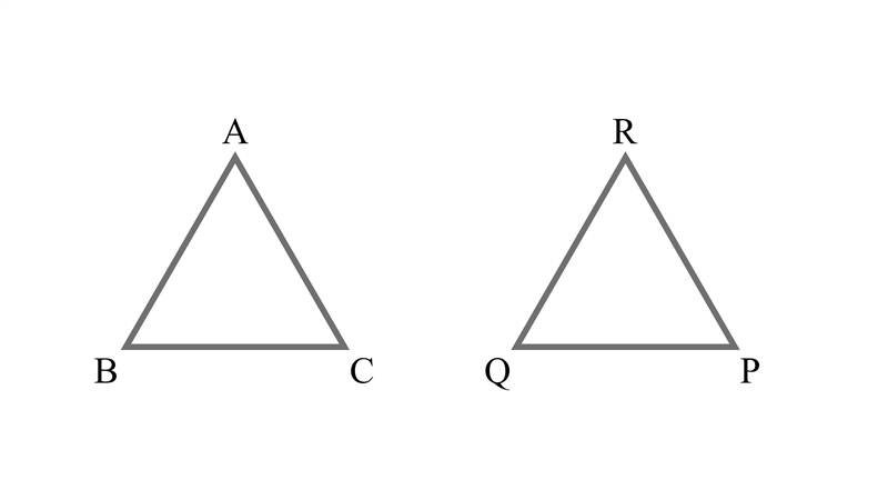 ∆ABC and ∆PQR are congruent under the correspondence: ABC ↔ RQP then the part of ∆ ABC-example-1