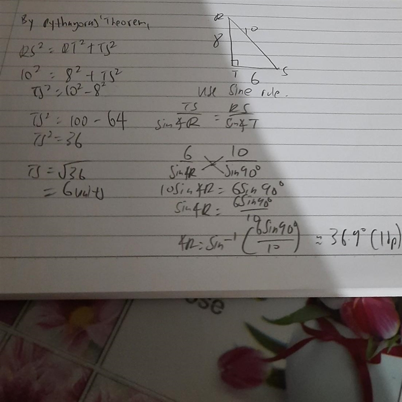 What is the measure of ∠R?-example-1