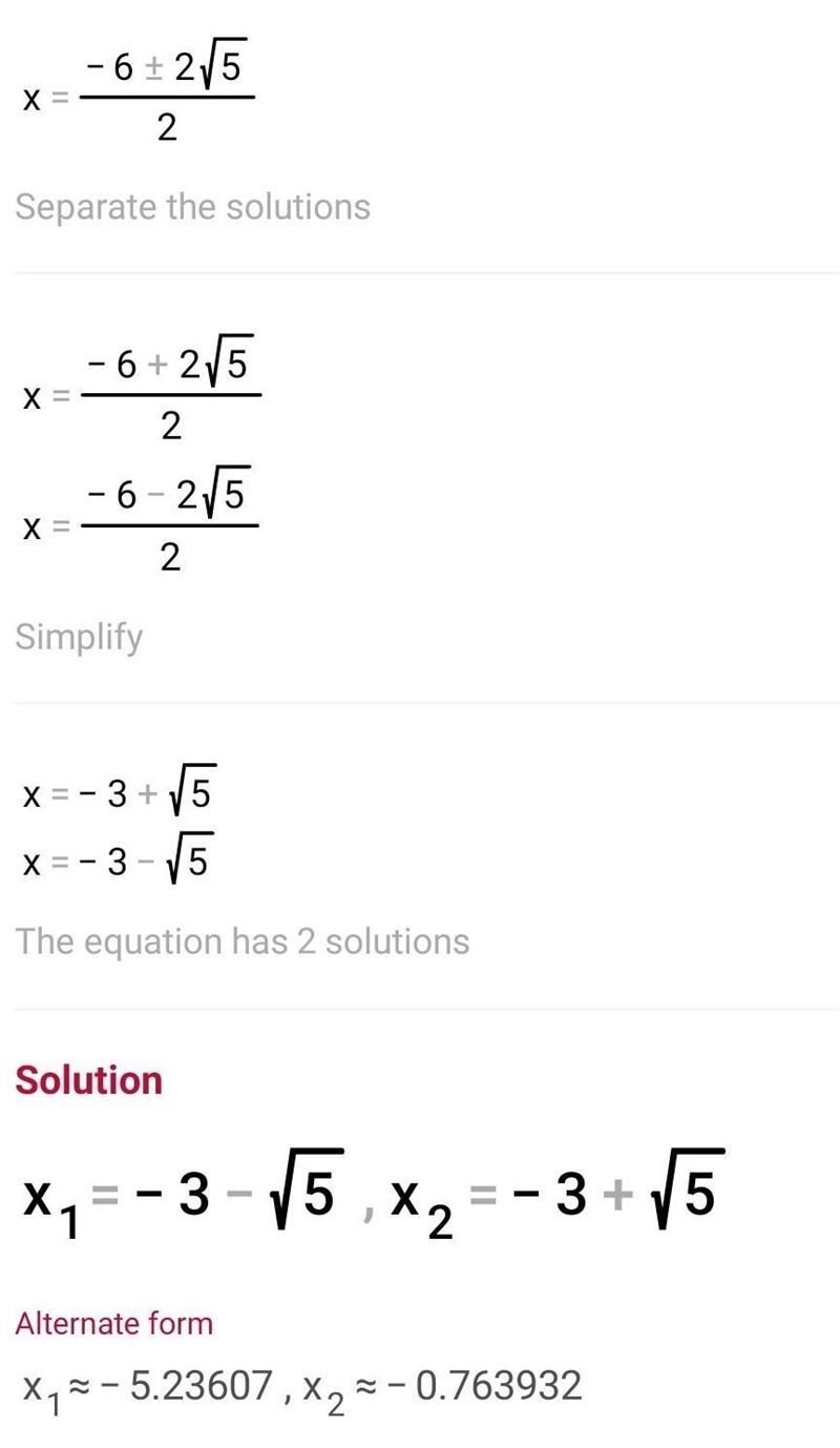 Can x = 2i be a "solution" for (x+3)^2 =5-example-2