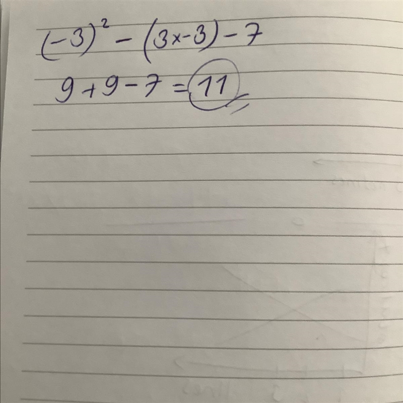 Let f(x) = x2 − 3x − 7. Find f(−3).-example-1