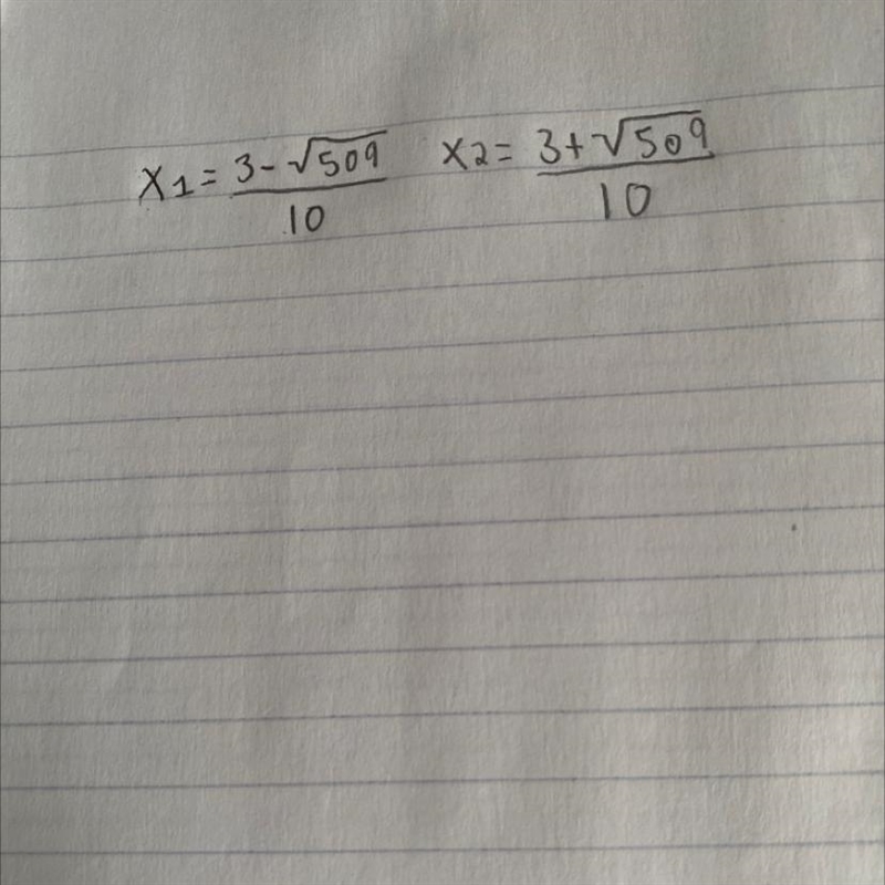 Explain how to solve 5x^2- 3x = 25 by completing the square. What are the solutions-example-1