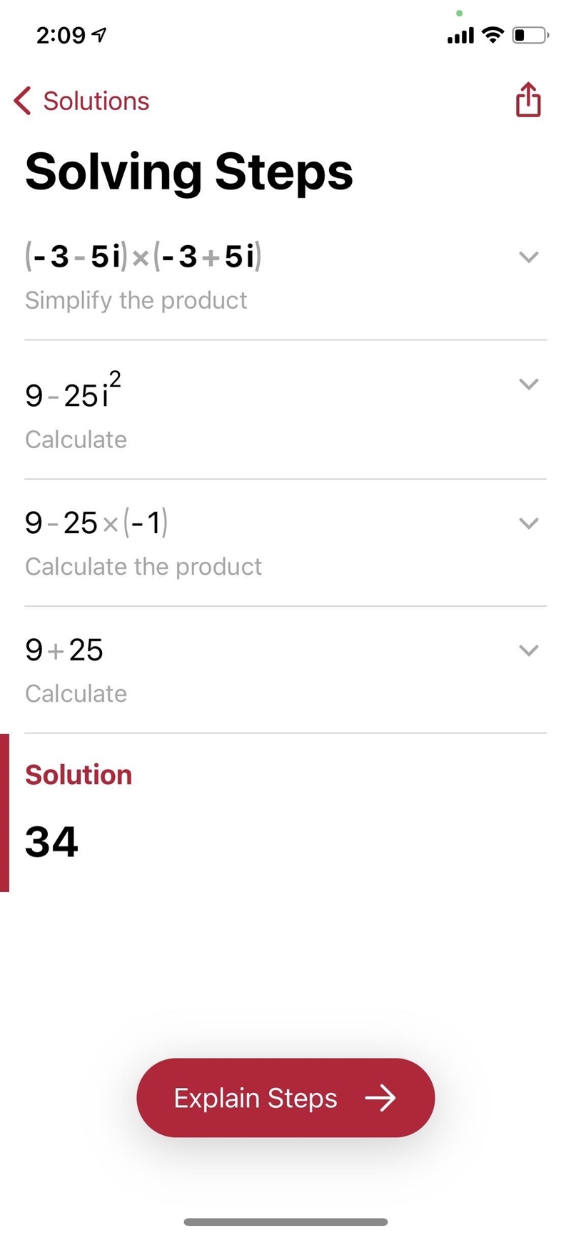 (-3-5i)(-3+5i) A.34 B.34-30i C.-16-example-1