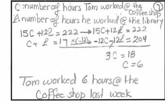 Tom works at the coffee shop where he makes $15 per hour. He also works part time-example-1