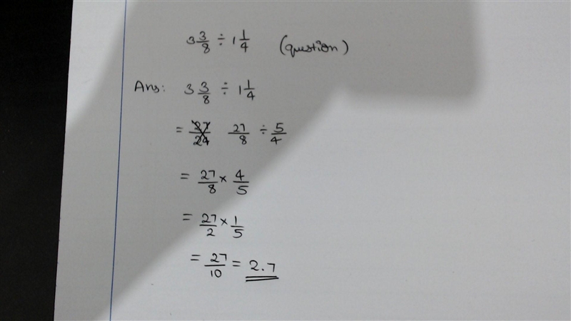 3 3/8 divided by 1 1/4-example-1