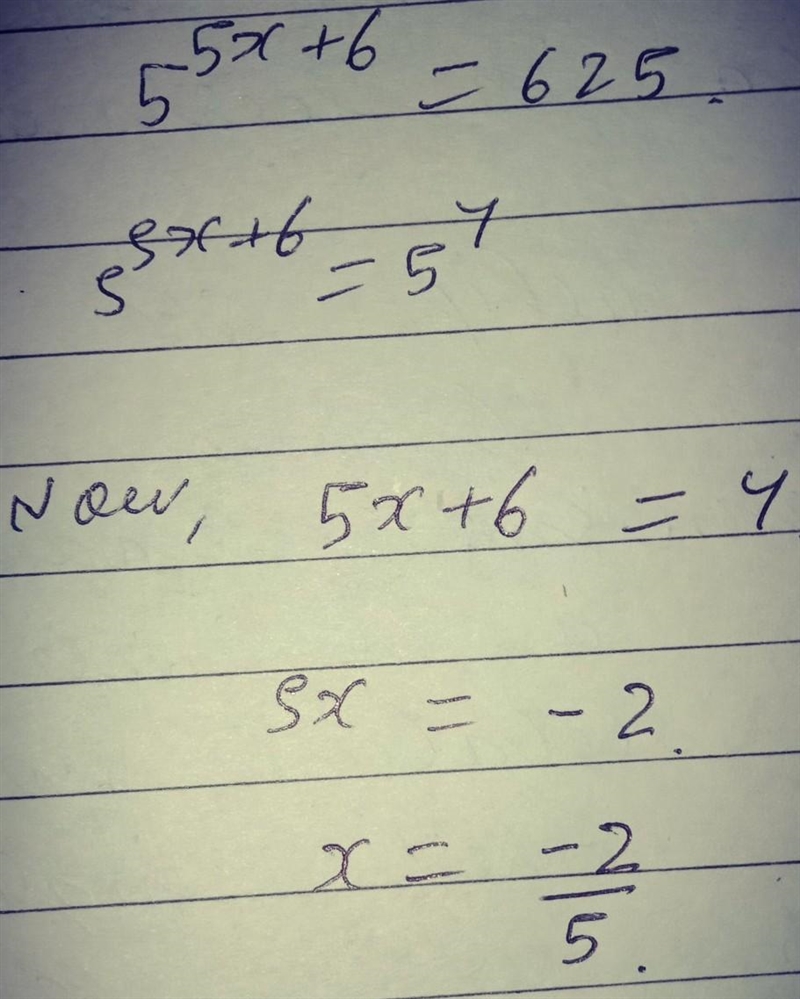 A student incorrectly solved an exponential equation looking at the work shown, what-example-1