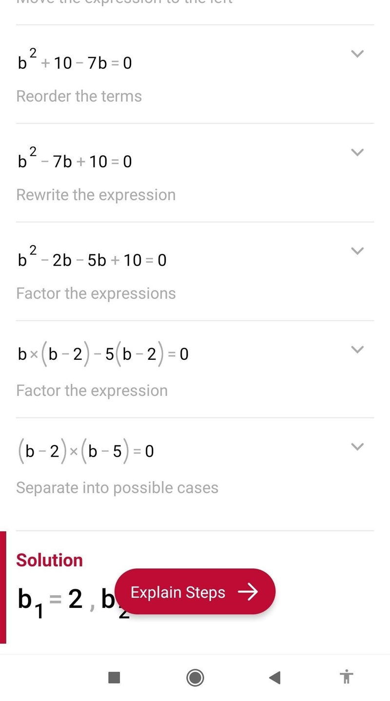 B²=-10 + 7b How do I solve this?-example-1