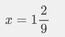 Can anyone help me with this? 9x+4=15 Find value of x-example-1