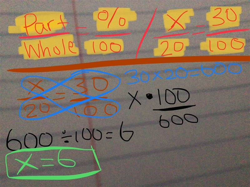 Of the 20 students in a sixth grade math class, 30% of them went away for summer vacation-example-1