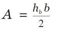 The base length of a triangle is 4 feet and the height is 2 feet. What is the area-example-1