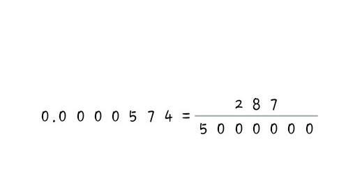 Write 0.0000574 in standard form-example-1