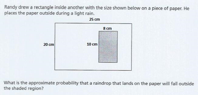 Randy drew a rectangle inside another with the size shown below on a piece of paper-example-1