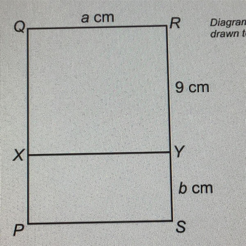 Osetion Progress Homework Progress a cm R Dia dra In the diagram shown, PQRS is a-example-1