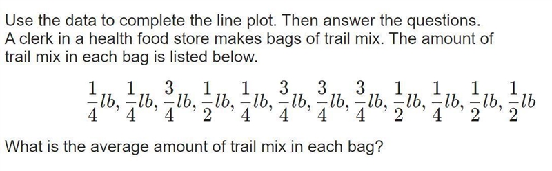 Use the data to complete the line plot then answer the question a clerk in a health-example-1