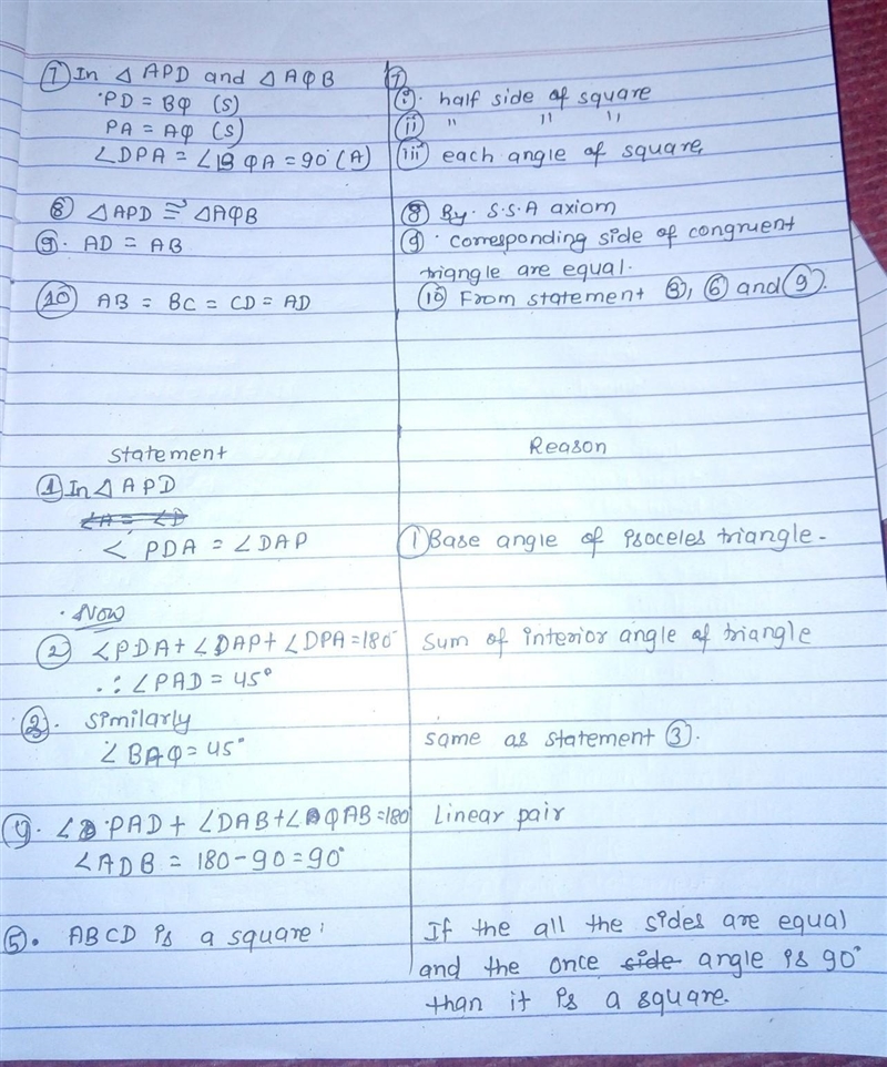 Heya! \underline{ \underline{ \text{question}}}: In the given figure, PQRS is a square-example-2