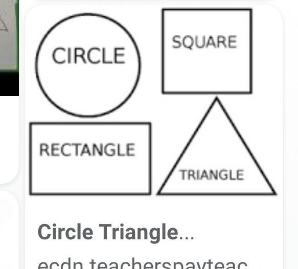 8. Look at this figure. It has one triangle and one rectangle. True or false? True-example-1