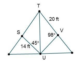 What additional information could you use to show that ΔSTU ≅ ΔVTU using SAS? Check-example-1