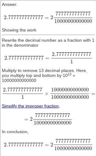 Write the decimal as a fraction or a mixed number in simplest form. −2.7 But it is-example-1